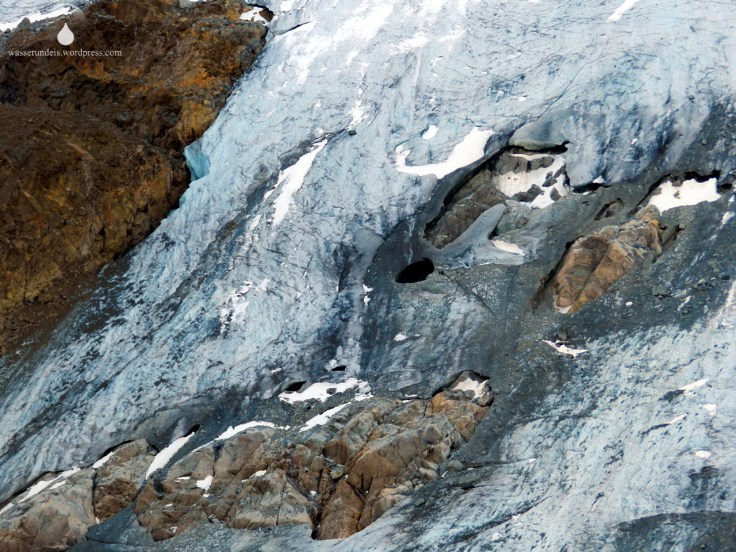 Gletschereis Felsen Felsriegel