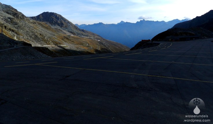 Parkplätze am Rettenbachgletscher