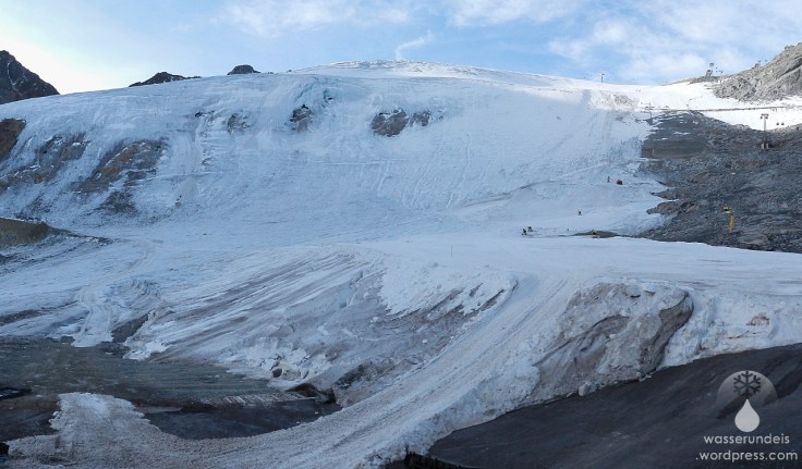 Gletscherzunge Rettenbachgletscher Sölden
