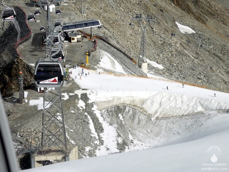 Gletscherloch Rettenbachferner Sölden Sommer