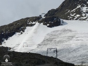 Tiefenbachgletscher Sölden Skilift Panorama