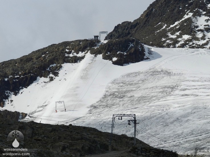 Tiefenbachgletscher Sölden Skilift Panorama