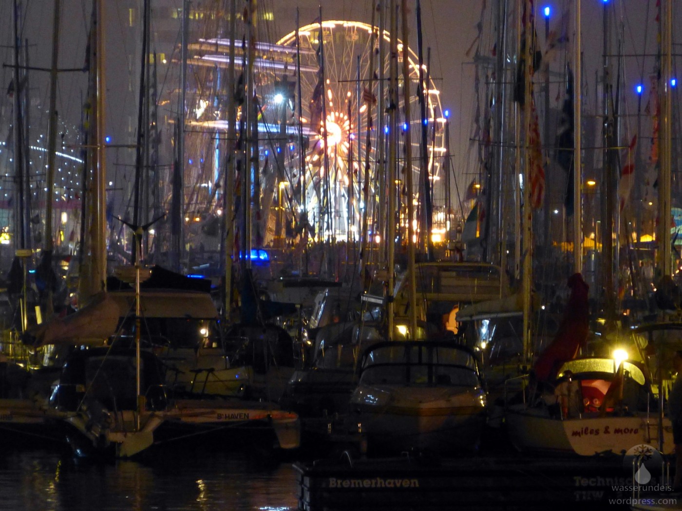 Der Neue Hafen in Bremerhaven zur Sail 2015.