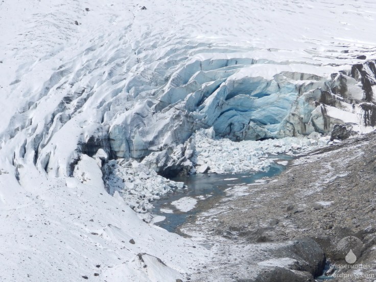 Gletscherspalten Pasterze Gletscherzunge