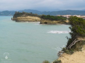 Die Nordküste der Insel Korfu bei Sidari.