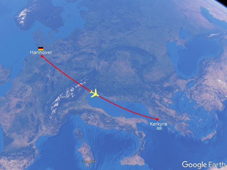 #Flug Hannover - Korfu