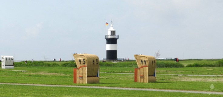 #Wremer Strand mit Leuchtturm
