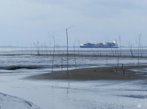 Priel Wattenmeer Pricken