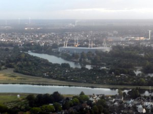 Weserstadion Luftbild Flughafen Bremen