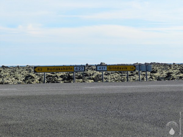 Reykjanesskagi Grindavik Lavafeld Island