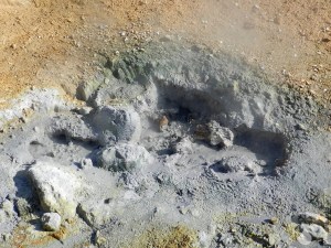 Schlammtopf vulkan heiße Quelle Island