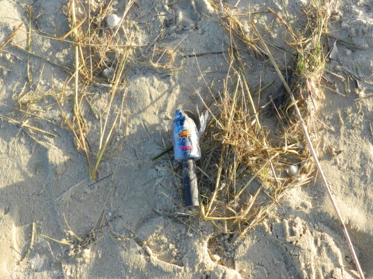 Müll Strand Silvester