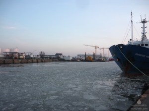 Fischereihafen Bremerhaven Eis