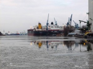 Luneorthafen Bredo-Werft Bremerhavne