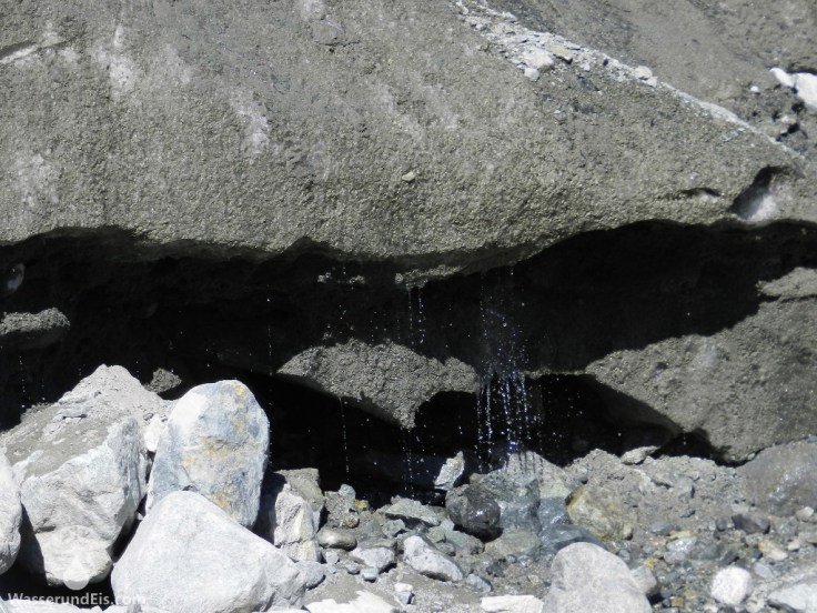 Morteratschgletscher Schweiz schmelzen