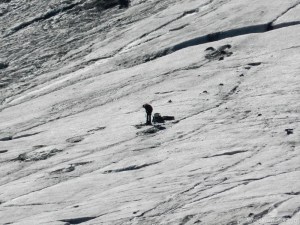 Abplation Pegel Morteratsch