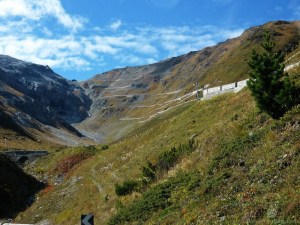 Pass Stilfserjoch Stelvio Auto Straße