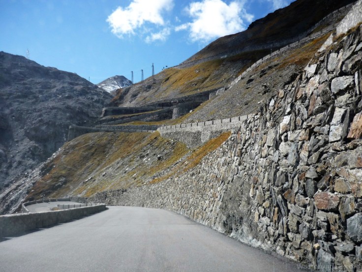 Passhöhe Stilfserjoch Kehren