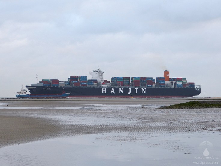 Kugelbake Cuxhaven Schiffe