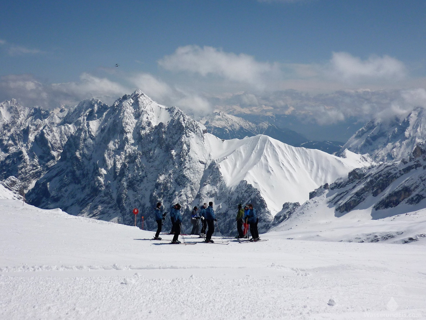 Zugspitze Skigebiet Gletscherskigebiet