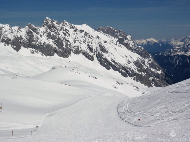 Zugspitze Super-G Abfahrt Skigebiet