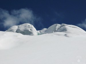 Gletschereis Hintertuxer Gletscher Gletscherskigebiet Sommerskigebiet