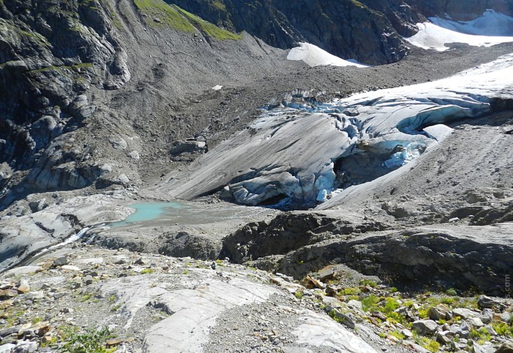 #Steingletscher Zunge Felsriegel