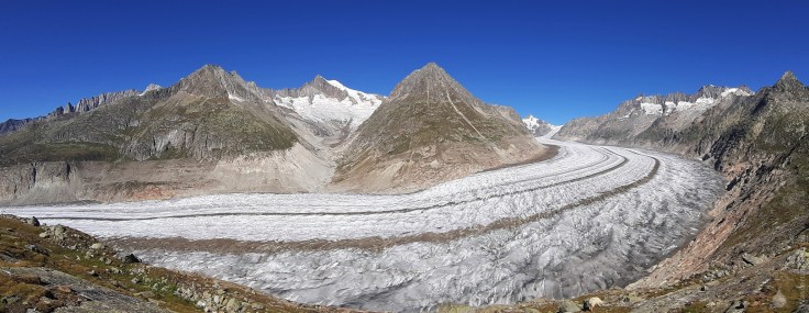 #Gewaltiger Eisstrom Aletschgletscher