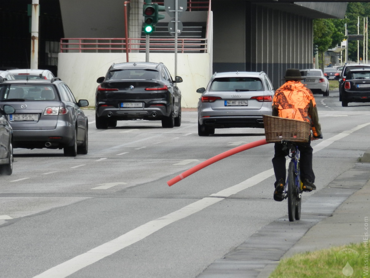 #Sicherheitsabtand Radfahrer Bremerhaven 2020