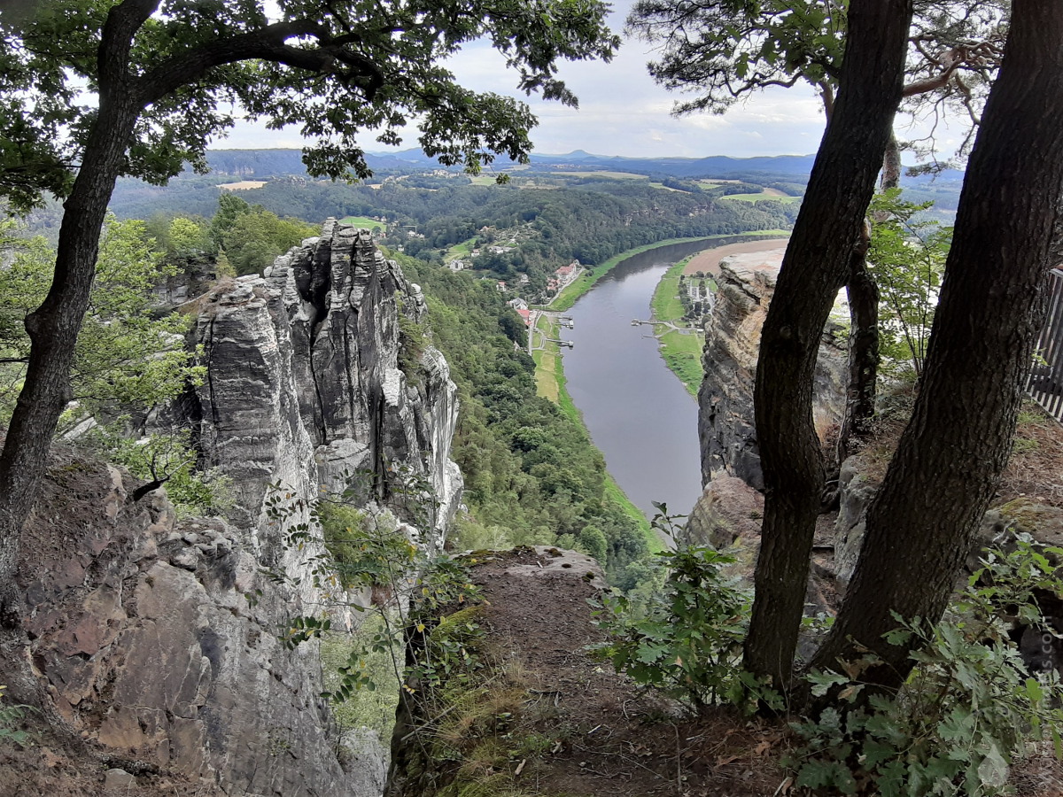#Bastei Felse Rathen Elbe Aussicht 2020