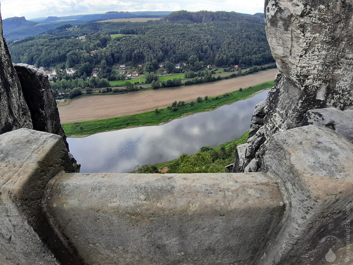 #Basteibrücke Elbe Ausblick