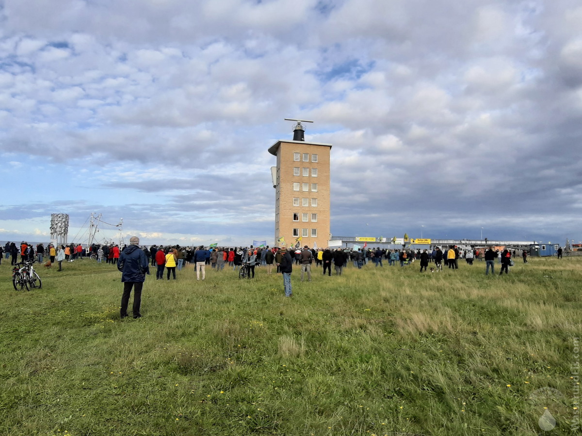 #Demonstration Cuxhaven Wattenmeer 2020